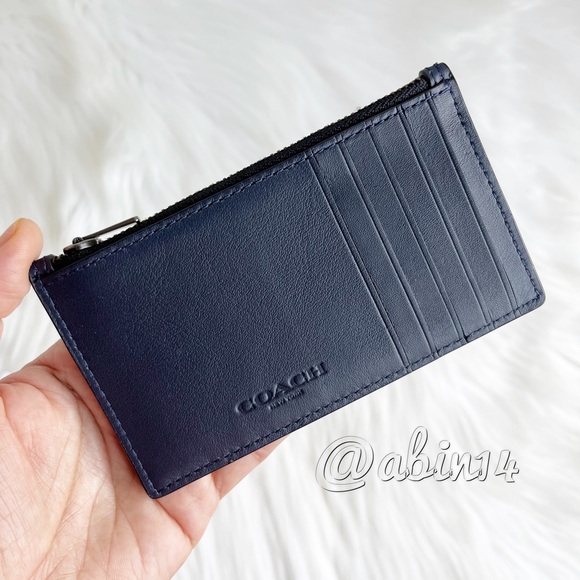 NWT Coach Star Wars Taun Taun Leather Zip Card Case - Picture 6 of 7